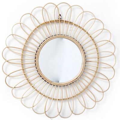 Miroirs en Rotin Rond 51cm