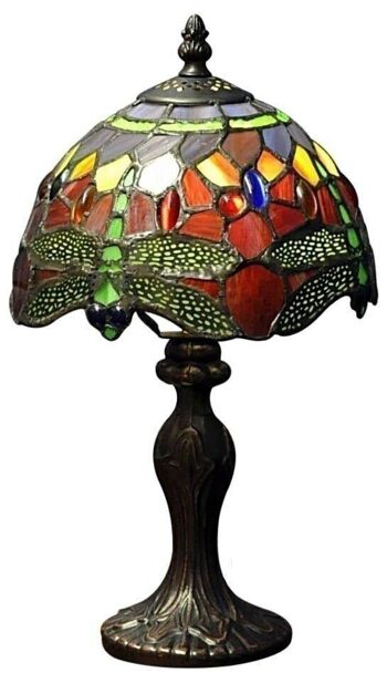 Lampe Tiffany Libellule Rouge