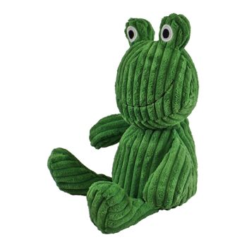 Cale-porte grenouille en tissu côtelé, 27 cm 2