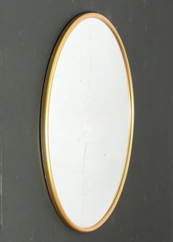 Miroir Rond Doré 2