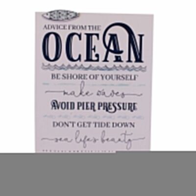 Rules Of The Ocean Wandplakette
