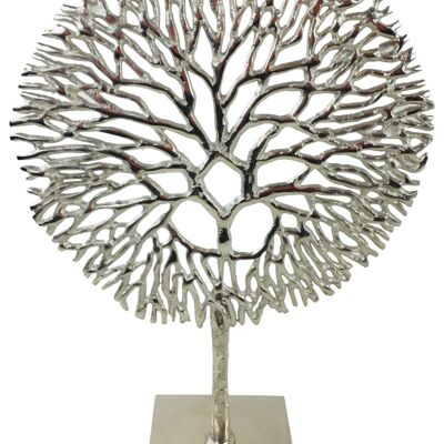 Silver Coral Sculpture