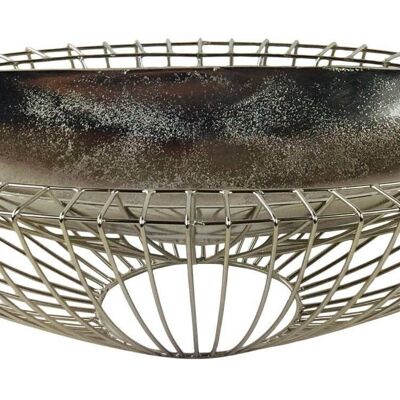 Silver Decorative Wire Bowl 58cm