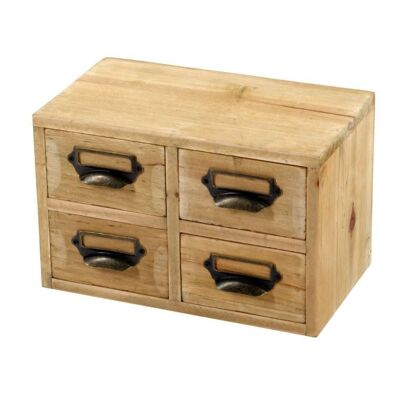 Storage Drawers (4 drawers) 25 x 15 x 16 cm