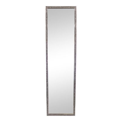 Espejo alto y delgado con marco enjoyado de 125 cm