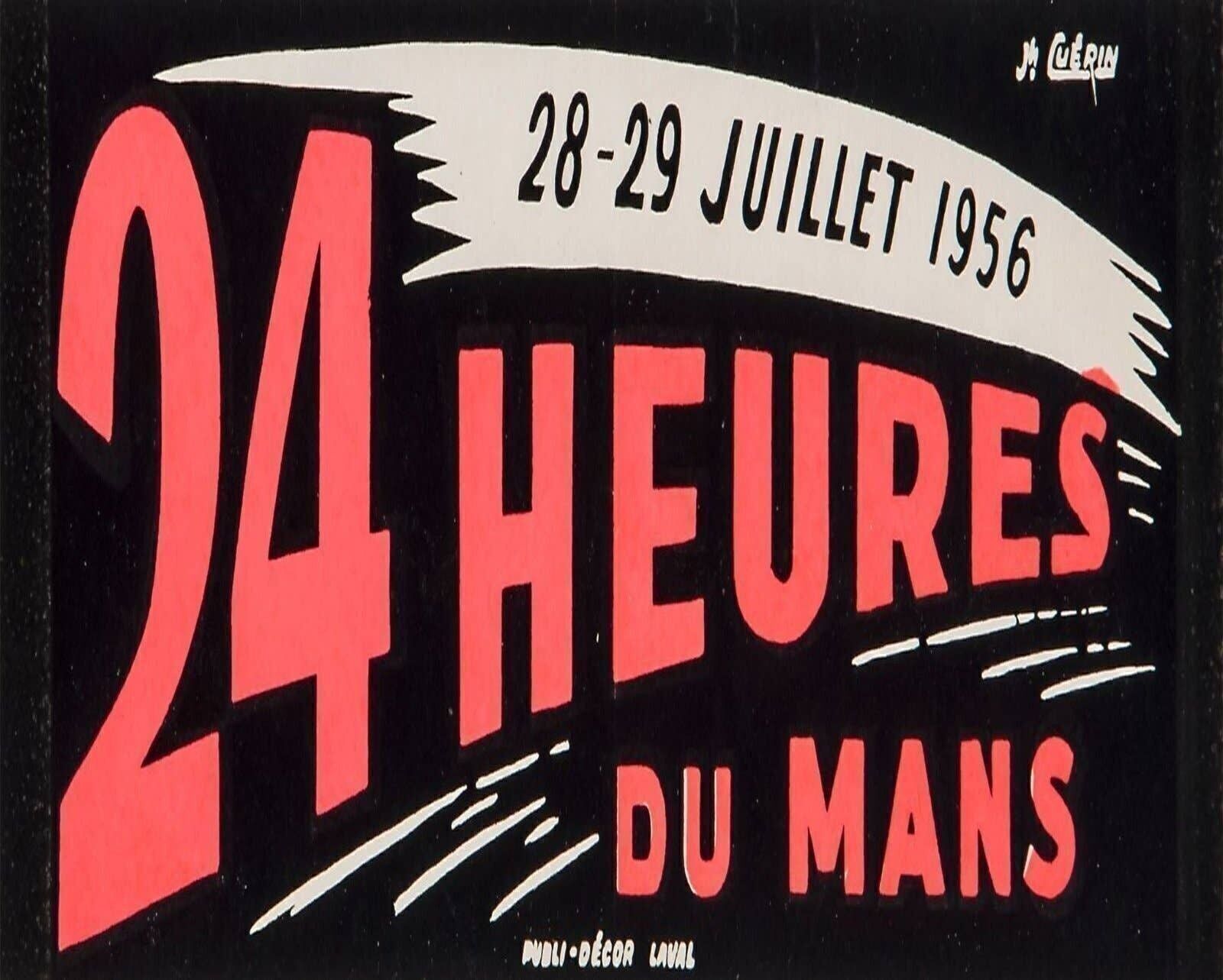 Vintage Metallschild – 24 Heures Du Mans – Racing Poster