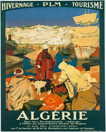 Enseigne Métal Vintage - Publicité Rétro - Algérie Tourisme 1
