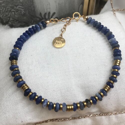 BRACELET MOOREA Sodalite (bleu)