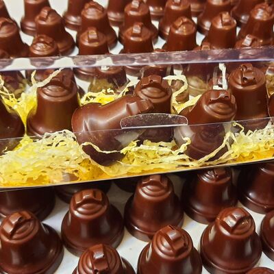 ORGANIC EASTER - 7 bells hazelnut praline chocolate bar