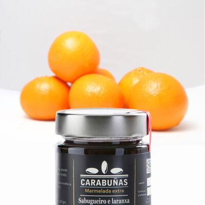 ORGANIC ELDERBERRY JAM WITH ORANGE-Organic Elderberry Jam With Orange
