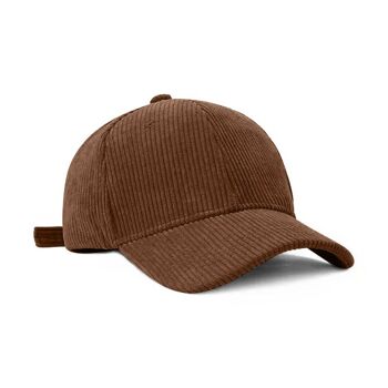 Legend Cap Basic - eindbaas - Corduroy - Marron 4