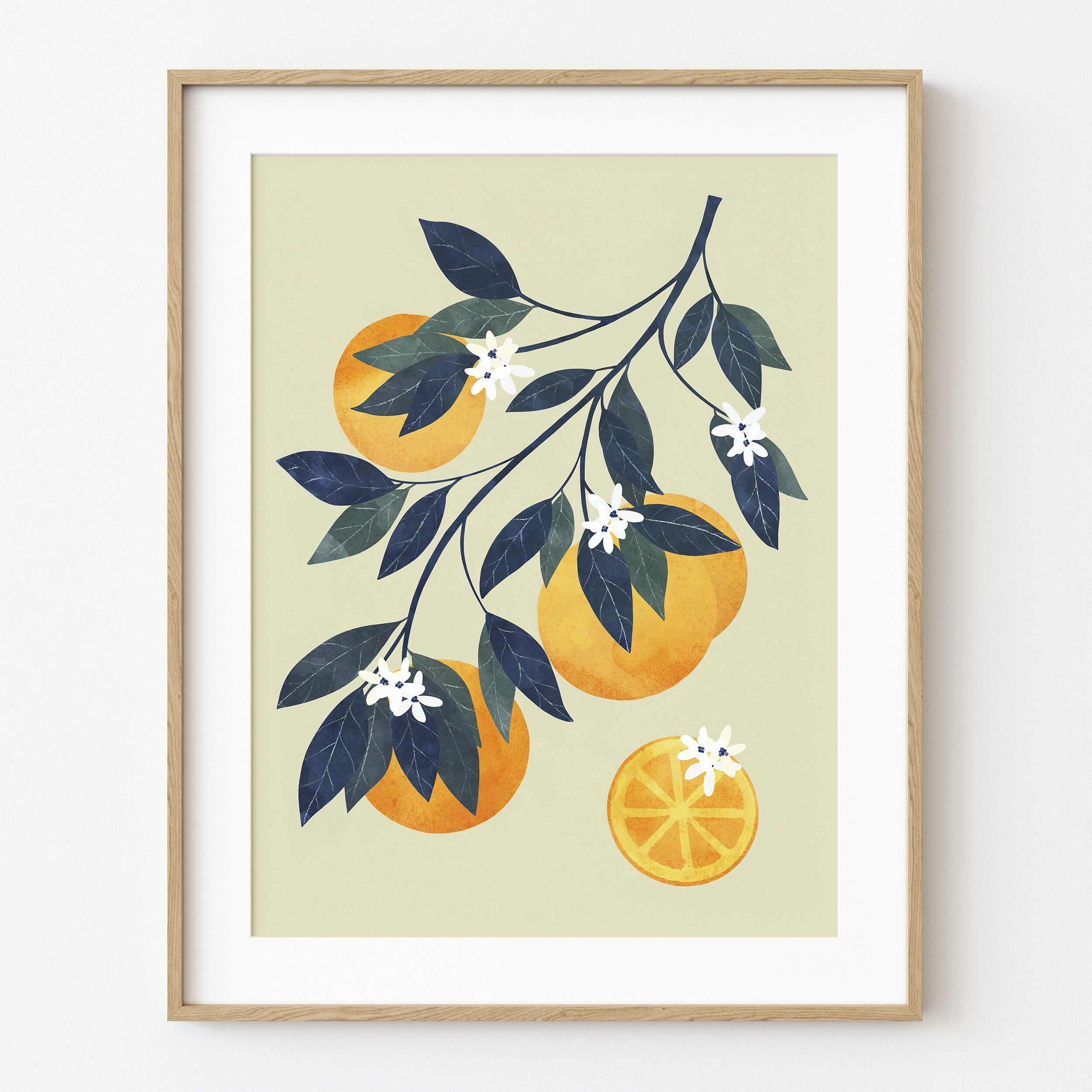 Kunstdruck "Orange Branch" - verschiedene Größen