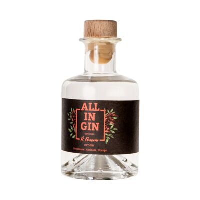 ALL IN GIN - 200ml avec mûre, abricot et orange Black Forest Dry Gin