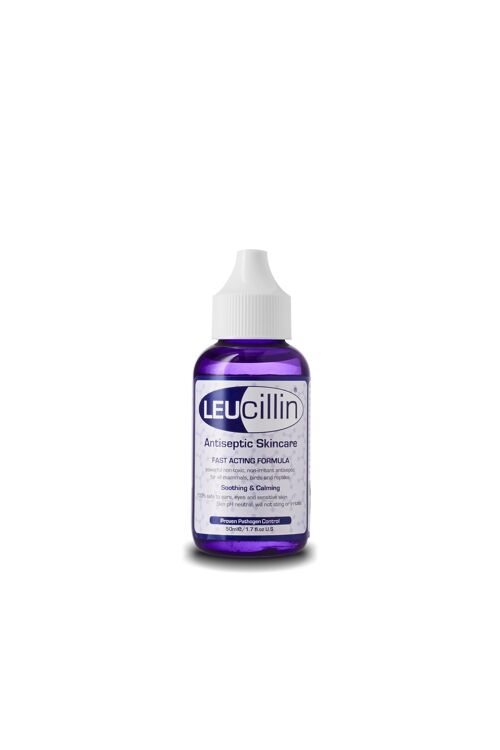 Leucillin Natural Antiseptic Spray | 50ml Dropper | Antibacterial, Antifungal & Antiviral | for Dogs, Cats and All Animals | for Itchy Skin and All Skin Care Health