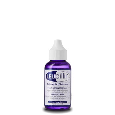 Leucillin Natürliches antiseptisches Spray | 50 ml Pipette | Antibakteriell, antimykotisch und antiviral | für Hunde, Katzen und alle Tiere | für juckende Haut und alle Hautpflege-Gesundheit