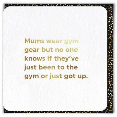 Funny Mother's Day Card - Mums In Gym Gear