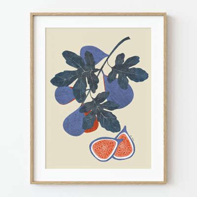 "Fig Branch" Art Print - Various Sizes