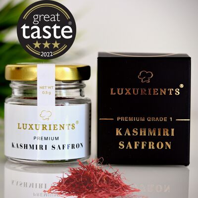 Azafrán de Cachemira Luxurients Premium - 0.5 gramos