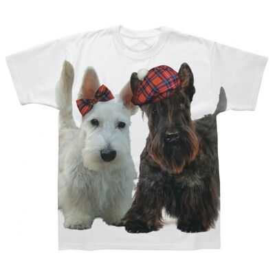 Westie and Scottie Sublimation T-Shirt