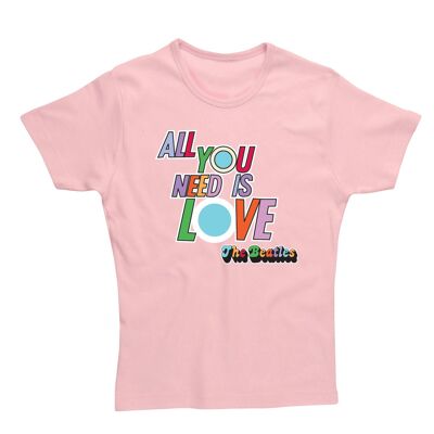 All You Need is Love Ladies Fitted T-Shirt