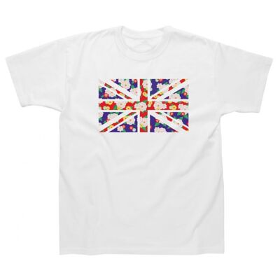 Union Jack Flowers T-Shirt