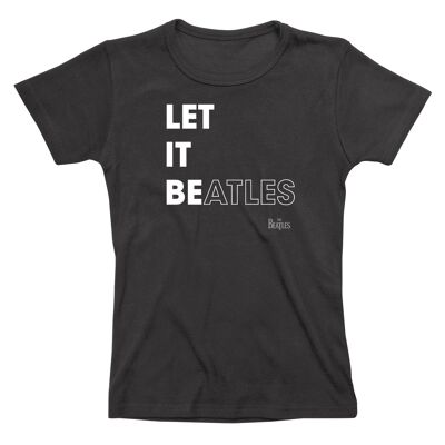 Let It Beatles Ladies Fitted T-Shirt
