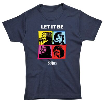 Let It Be Colourful Ladies Fitted T-Shirt