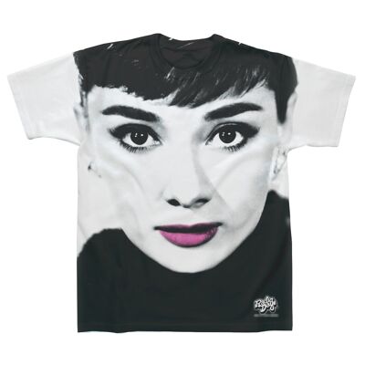 Audrey Hepburn Red Lipstick T-Shirt