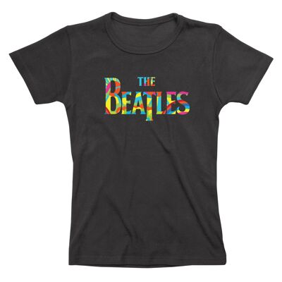 Beatles Rainbow Logo Fitted T-Shirt