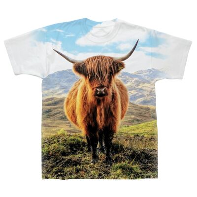 Highland Cow Sublimation T-Shirt