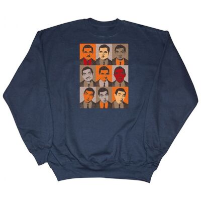 Mr Bean Nine Faces Sweatshirt