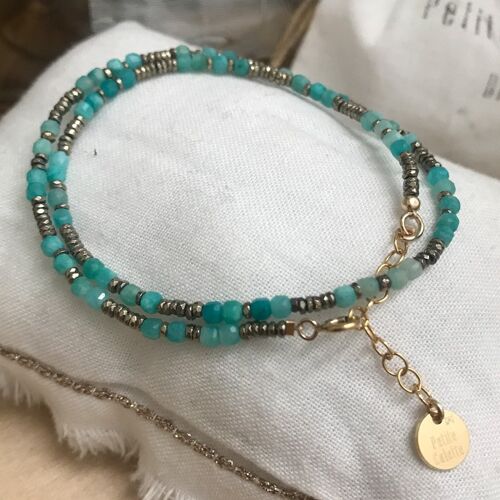 BRACELET Roman Double Amazonite