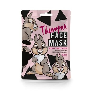 Mascarilla Facial Disney Tambor Licencia / Extracto de fresas. Disney Animal.