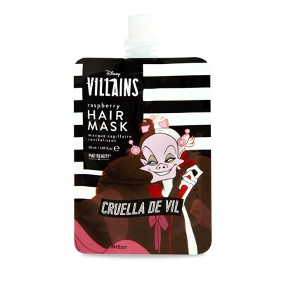 Mascarilla Capilar Cruella de Vil / Aroma a frambuesas. Disney Villanas.