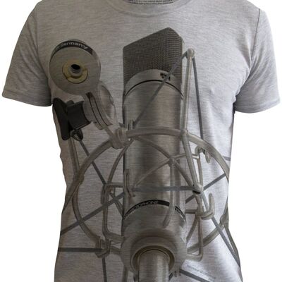 Neumann microphone (from below) T shirt by Yukio Miyamoto
