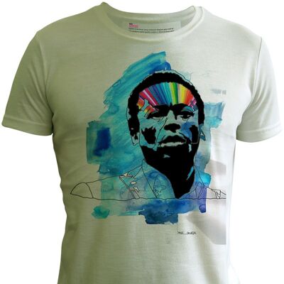 Miles Davis (rainbow) t shirt by Daniel Davidson