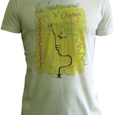 Jean Cocteau (Le testament d’Orphee) t shirt by Toshi