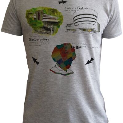 Frank Lloyd Wright t shirt by Daniel Davidson
