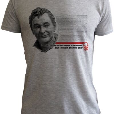 Brian Clough (quotes) t shirt Guy Pendlebury