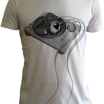 Deck & Headphones T shirt by Guy Pendlebury