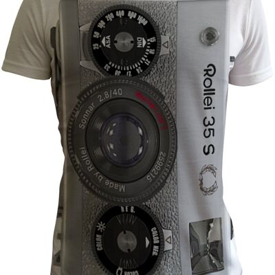 Rollei 35 S tee shirt (front on) by Yukio Miyamoto