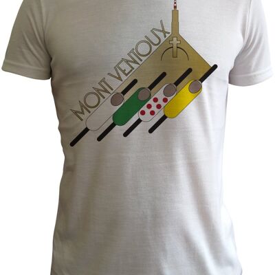 Tour de France Mont Ventoux (Art deco) t shirt by Lawrence Keogh