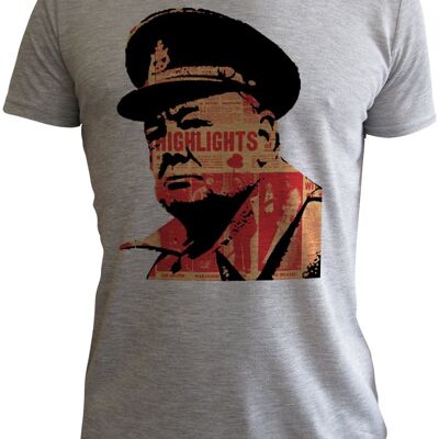 Churchill (highlights) T shirt by Lee Frangiamore