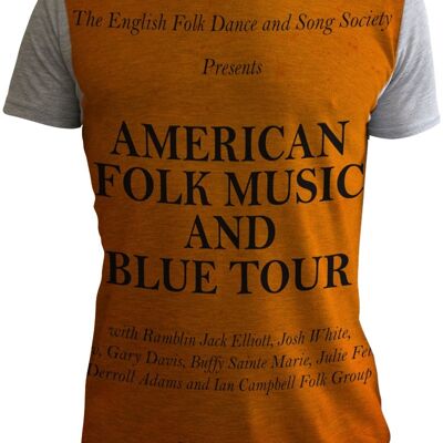 American Folk t shirt Vintage Poster