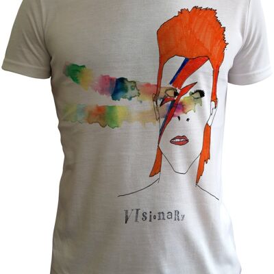 David Bowie Visionary t shirt By Daniel Davidson