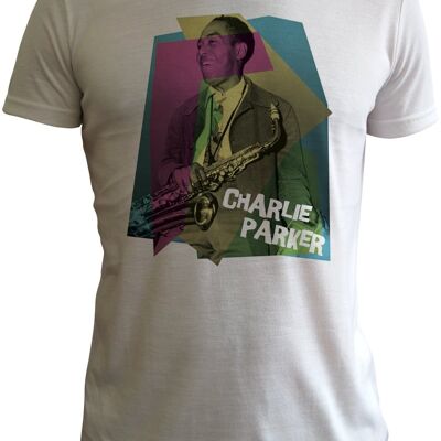 Charlie Parker T shirt by Lee Frangiamore