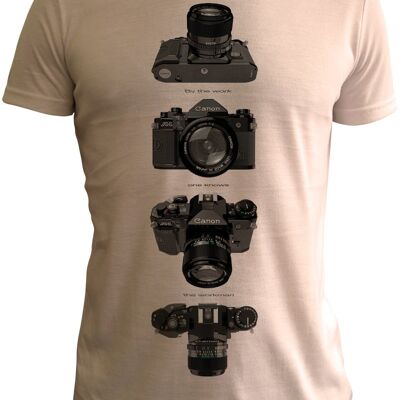 Canon A1 (rotating) t shirt by Yukio Miyamoto