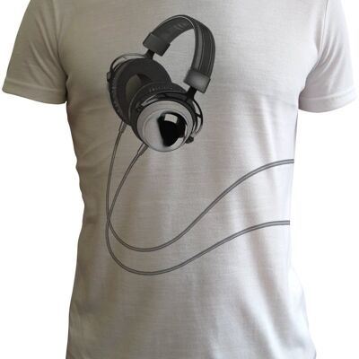 Headphones T shirt by Guy Pendlebury