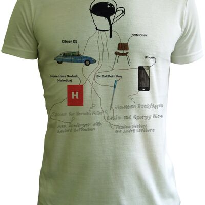 The power of coffee on design t shirt by Daniel Davidson
