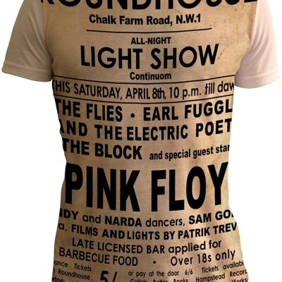 Pink Floyd (roundhouse) vintage poster T shirt